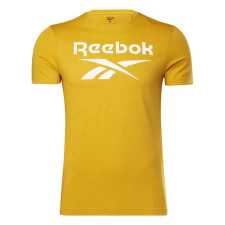 Reebok Identity Big Logo Short Sleeve Shirt, Bright Ochre 